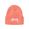 Marled Stock Cuff Beanie - Orange