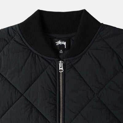 Dice Quilted Liner Jacket - Black