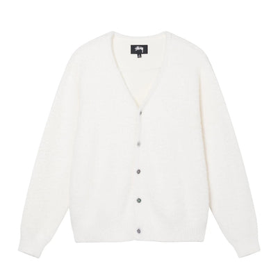 Unspoken | Stussy Shaggy Cardigan - Bone